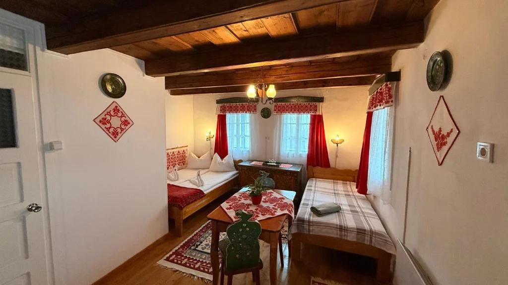 Hagyományos részletek a szobában